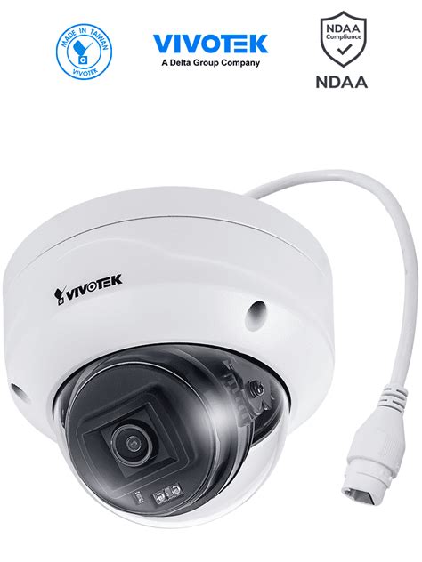 VIVOTEK Dome Camera; 2.8mm; 30m IR; WDR PRO; Smart VCA; Deep Search